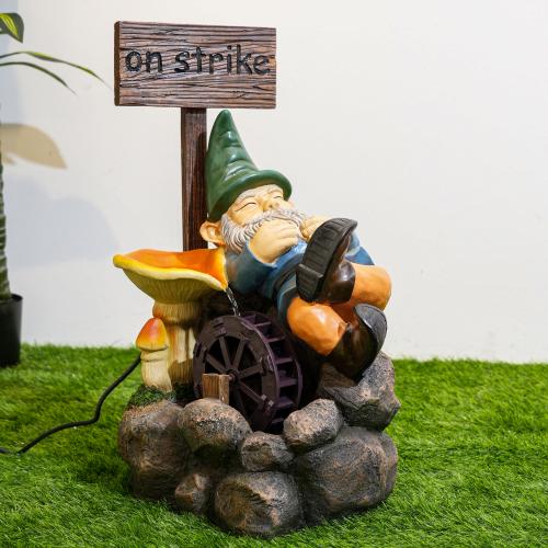 نافورة علي شكل كرتوني و قاعدة من الصخور مقاس 66x36...