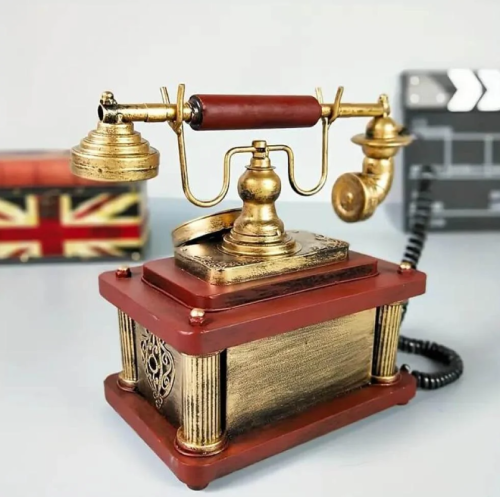 هاتف "أنتيك" ملكي بتصميم فيكتوري فاخر19x25سم