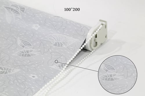 ستارة بلاك أوت رول رمادي برسومات بارزة مقاس 100×20...