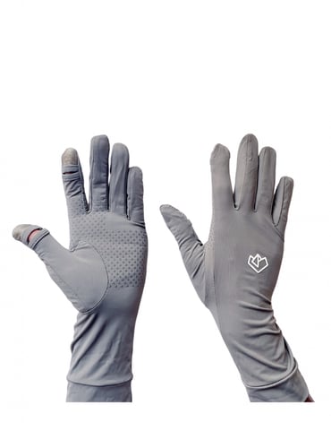 قفازات قيادة - لون رمادي غامق