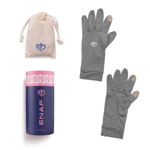 قفازات قيادة رمادي