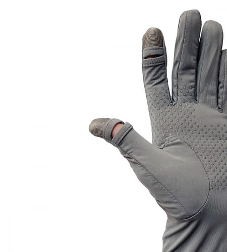 قفازات قيادة - لون رمادي غامق