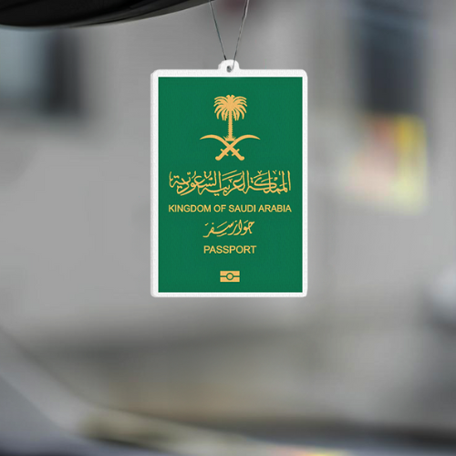 معطر للسيارة ; جواز سعودي