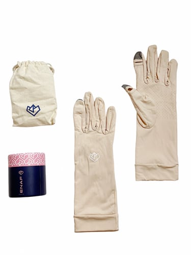 قفازات قيادة - لون بيج