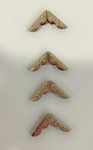 زوايا مصحف فضي (4قطع)