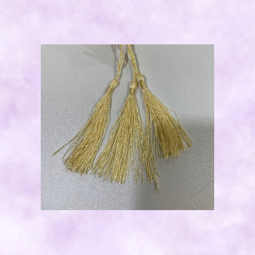 كثل او هدب 10 حبات لون أصفر