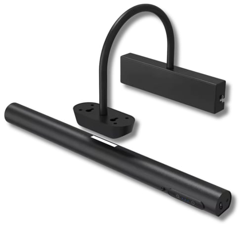 جداري ليد يعمل على البطارية اسود