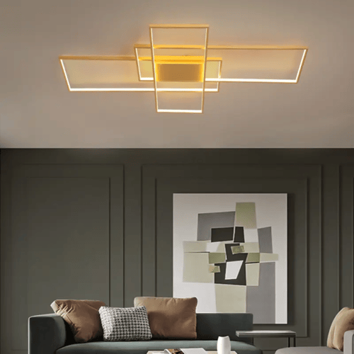 نجفة/جداري مودرن ليد اسود