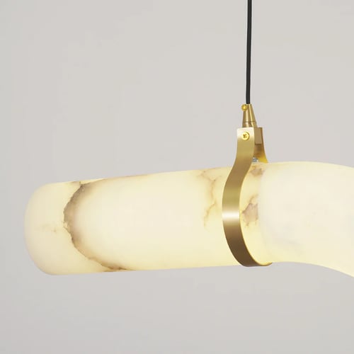 نجفة مودرن رخام متعرجة