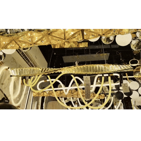 نجفة كريستال 1 متر