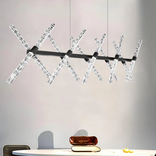 نجفة مودرن اكريليك ذهبي