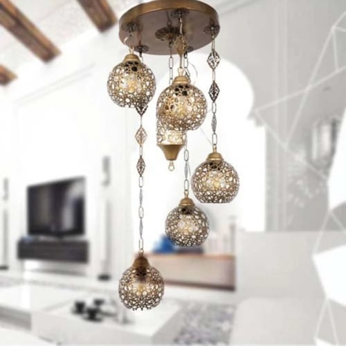 نجفة نحاسي اسلامي طراز تركي