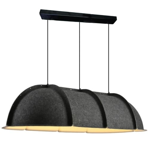 نجفة مودرن المنيوم مغطى باللباد 120 سم