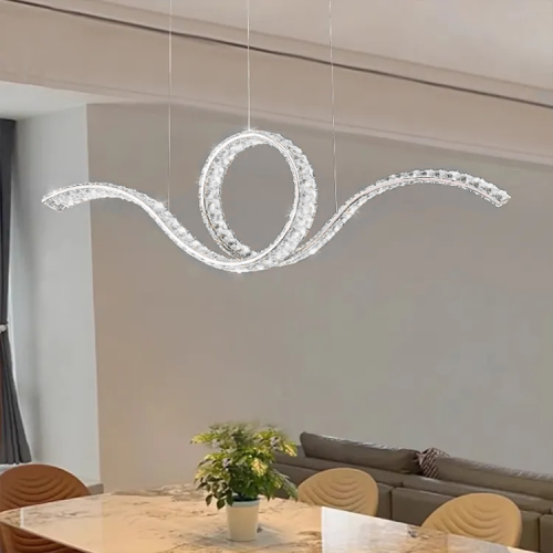 نجفة كريستال لولبية 120 سم