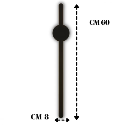 جداري LED خارجي - داخلي مستطيل 60سم