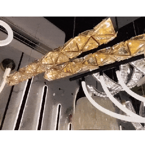 نجفة كريستال مزدوج 1 متر