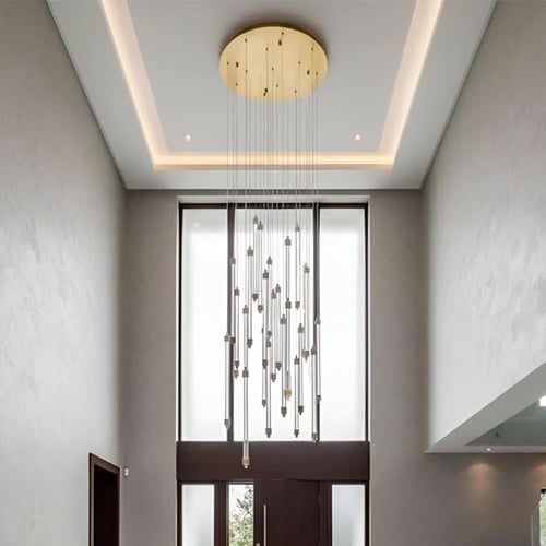 نجفة مودرن 3 متر 25 انبوب