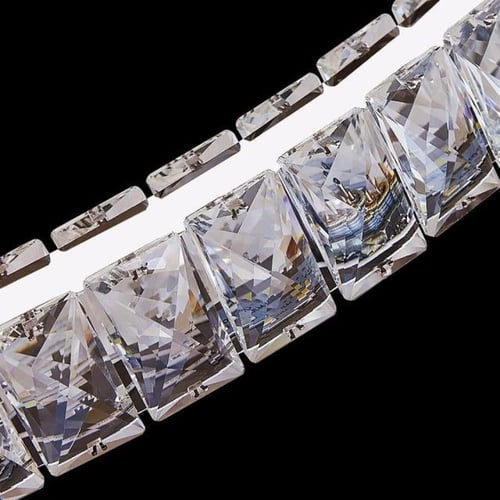 نجفة كريستال حلزوني 140 سم