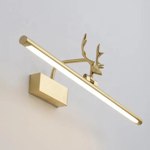 اضاءة مرايا ولوحات ذهبي