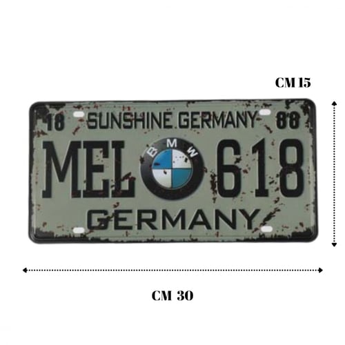 لوحة ديكور معدنية BMW -618