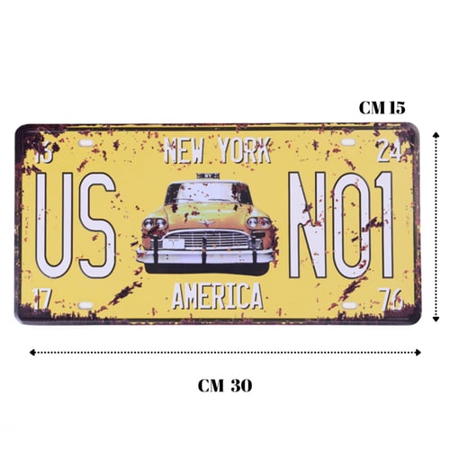 لوحة ديكور معدنية US NO 1