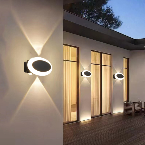 جداري بيضاوي اسود و ابيض