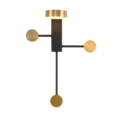 جداري مودرن ذهبي و اسود سيركوس