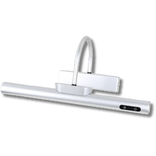 جداري ليد يعمل على البطارية فضي