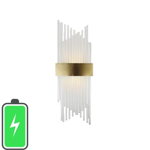 ابليك ليد كريستال يعمل بالبطارية