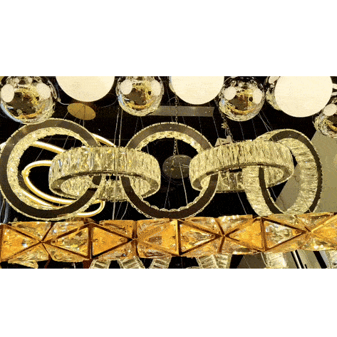 نجفة كريستال حلقات