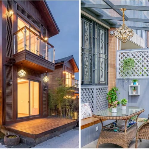 فانوس علاقي نحاس