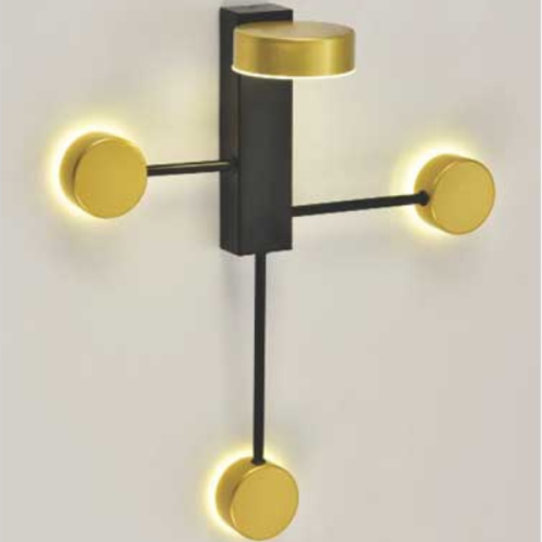 جداري مودرن ذهبي و اسود سيركوس