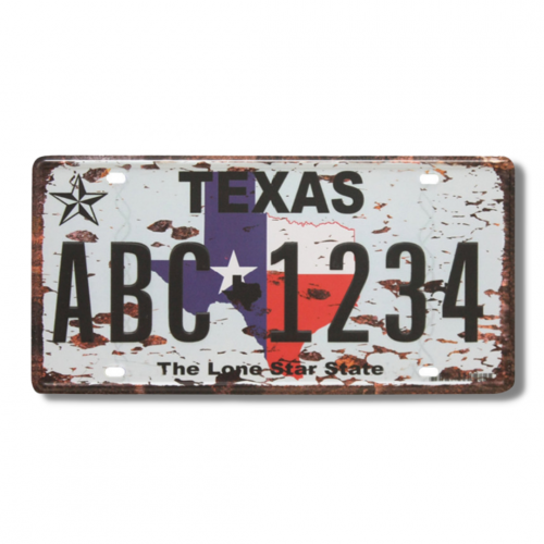 لوحة ديكور معدنية ABC - 1234