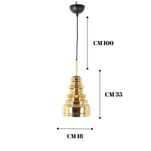 علاقي اسود - ذهبي - GD