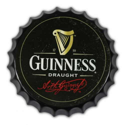 لوحة ديكور غطاء قارورة دائري GUINNESS