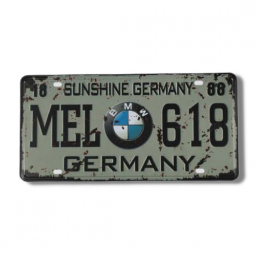 لوحة ديكور معدنية BMW -618