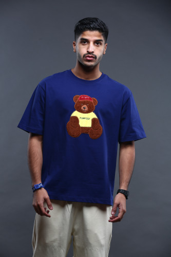 Oversized blue dark T-shirt