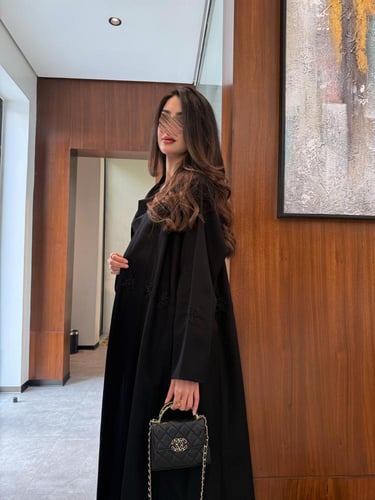 عباية فلورنس اسود