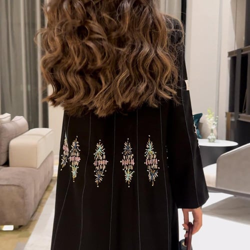 عباية نورسين اسود