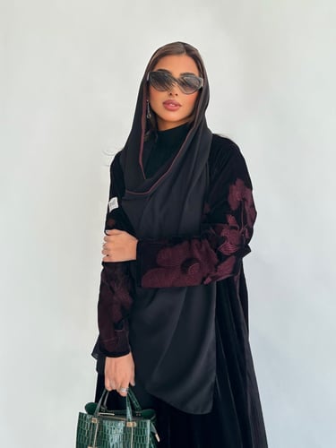 عباية مروج عنابي