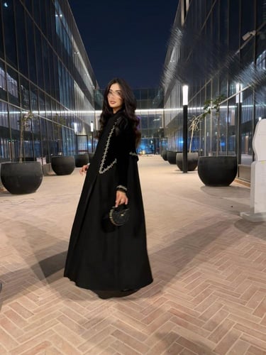 عباية شهد اسود