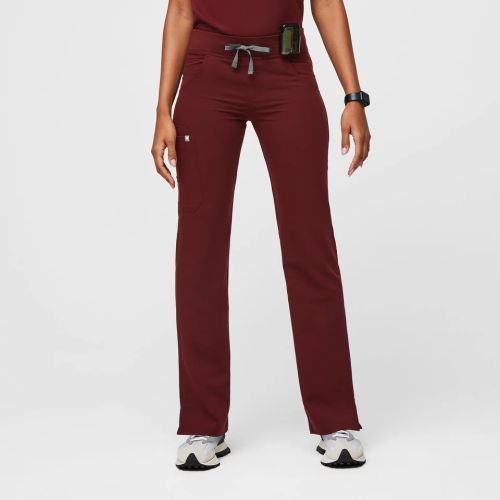 Figs, Burgundy Kade Pants