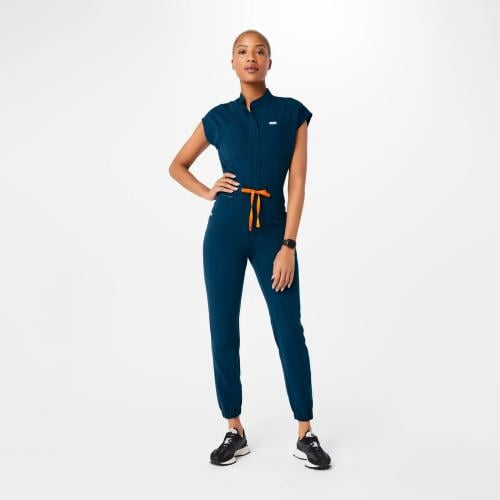 Figs, Deep Reef Rafaela Cargo Jumpsuit