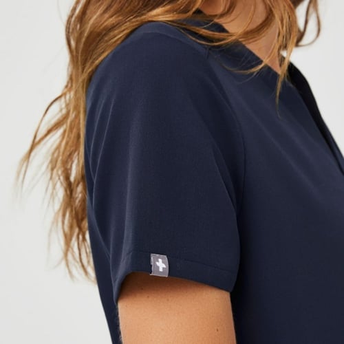 Figs, Navy Catarina Top