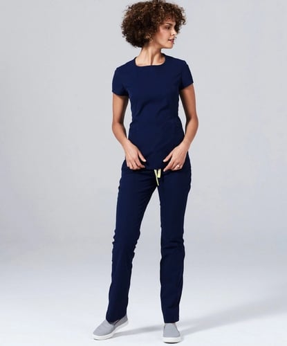 Medelita, Navy Blue Argon Scrub Pants