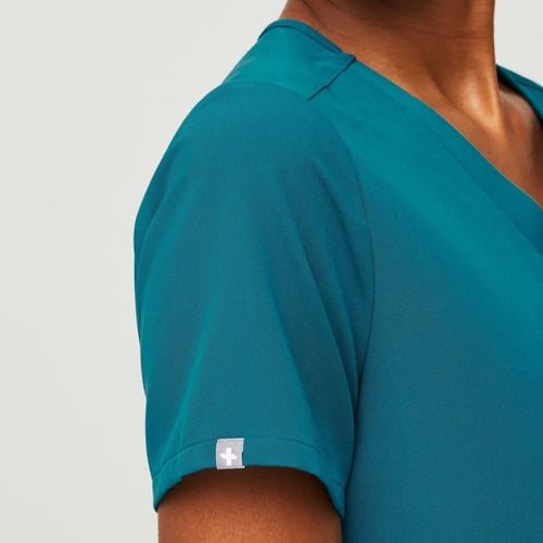 Figs, Pacific Blue Casma Top