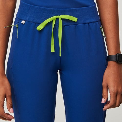 Figs, Electric Blue Cambridge Jogger Pants