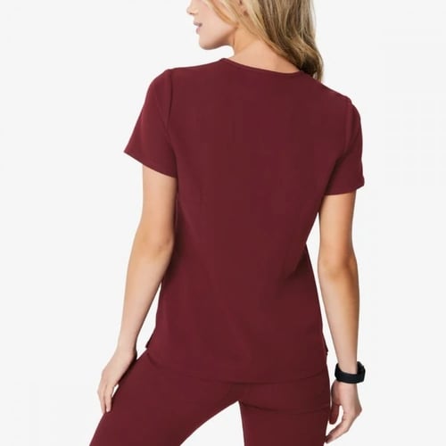 Figs, Burgundy Catarina Top