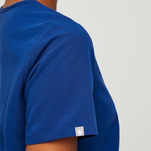 Figs, Electric Blue Casma Top