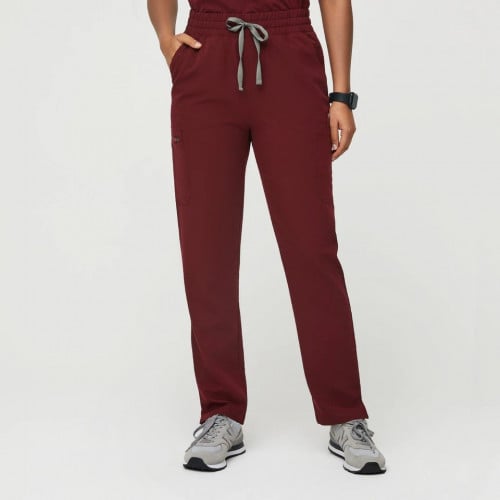 Figs, Burgundy Yola Pants